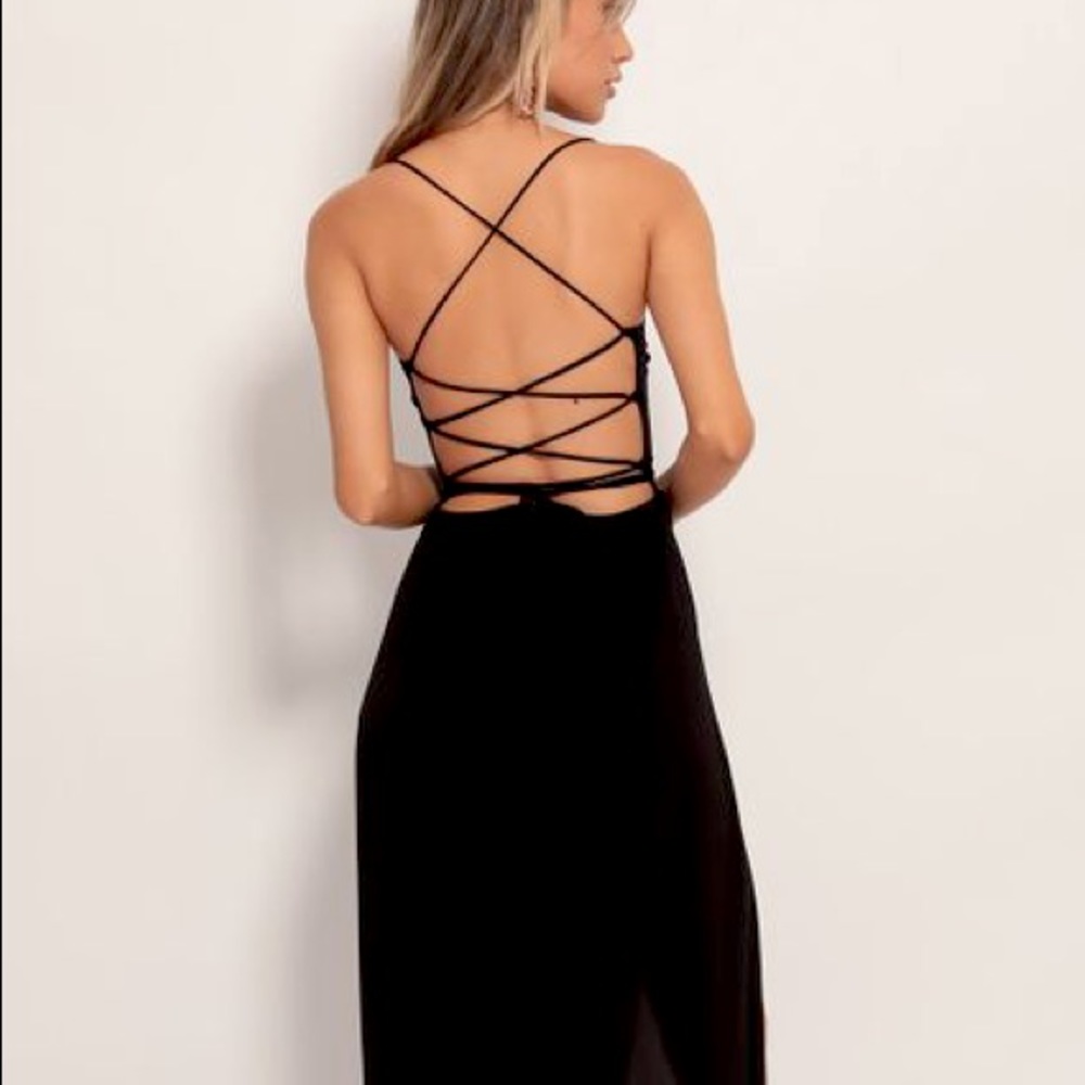 Brand New Lucy In The Sky Chiffon Luxe Maxi Dress